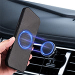 For Realme C100 4G Case Carbon Fiber Texture Leather Coated TPU PC Phone Cover with Metal Ring for Magnetic Car Mount