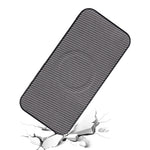 For Realme C100 4G Case Carbon Fiber Texture Leather Coated TPU PC Phone Cover with Metal Ring for Magnetic Car Mount