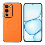 For Realme C100 4G Case Carbon Fiber Texture Leather Coated TPU PC Phone Cover with Metal Ring for Magnetic Car Mount