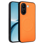 For Xiaomi Redmi Turbo 5 5G  /  Poco X8 Pro 5G Case Carbon Fiber Texture Leather Coated TPU PC Phone Cover with Metal Ring for Magnetic Car Mount