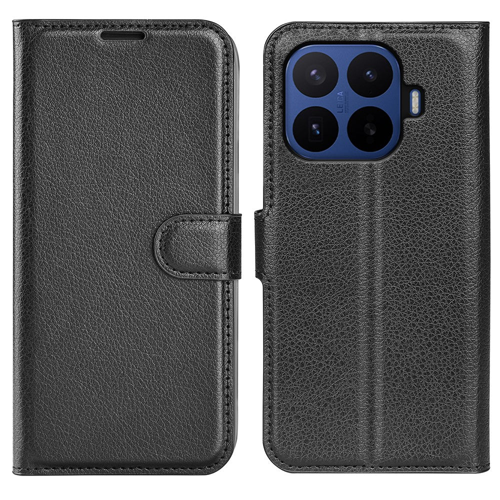 For Xiaomi 17T Pro Case Wallet Stand Litchi Texture Shockproof Leather Phone Cover