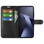 For Xiaomi 17T Pro Case Wallet Stand Litchi Texture Shockproof Leather Phone Cover
