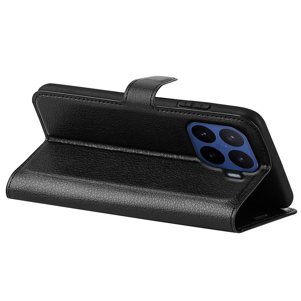 For Xiaomi 17T Pro Case Wallet Stand Litchi Texture Shockproof Leather Phone Cover