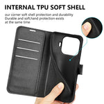For Xiaomi 17T Pro Case Wallet Stand Litchi Texture Shockproof Leather Phone Cover