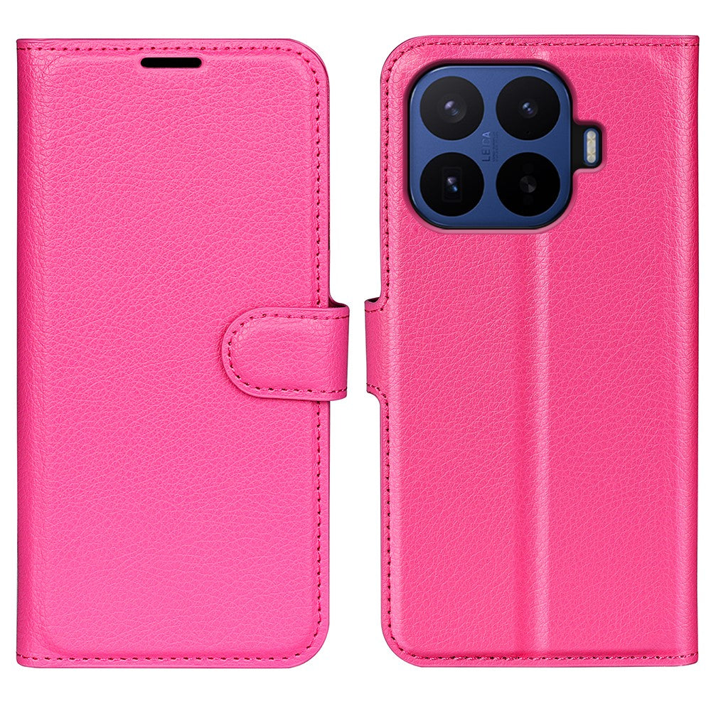 For Xiaomi 17T Pro Case Wallet Stand Litchi Texture Shockproof Leather Phone Cover