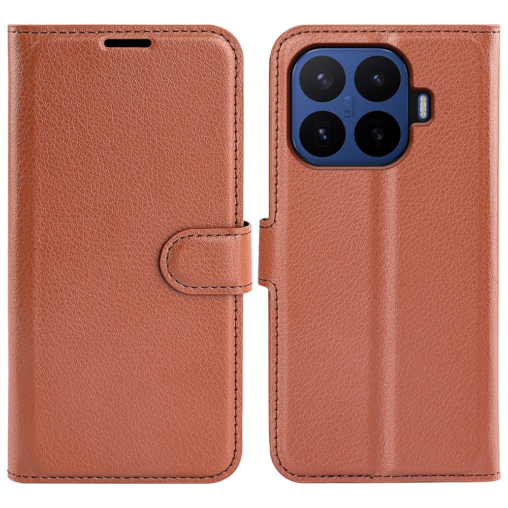 For Xiaomi 17T Pro Case Wallet Stand Litchi Texture Shockproof Leather Phone Cover