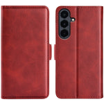 Til Samsung Galaxy S26 FE Cover Kalvetekstur Læder Pung Telefoncover