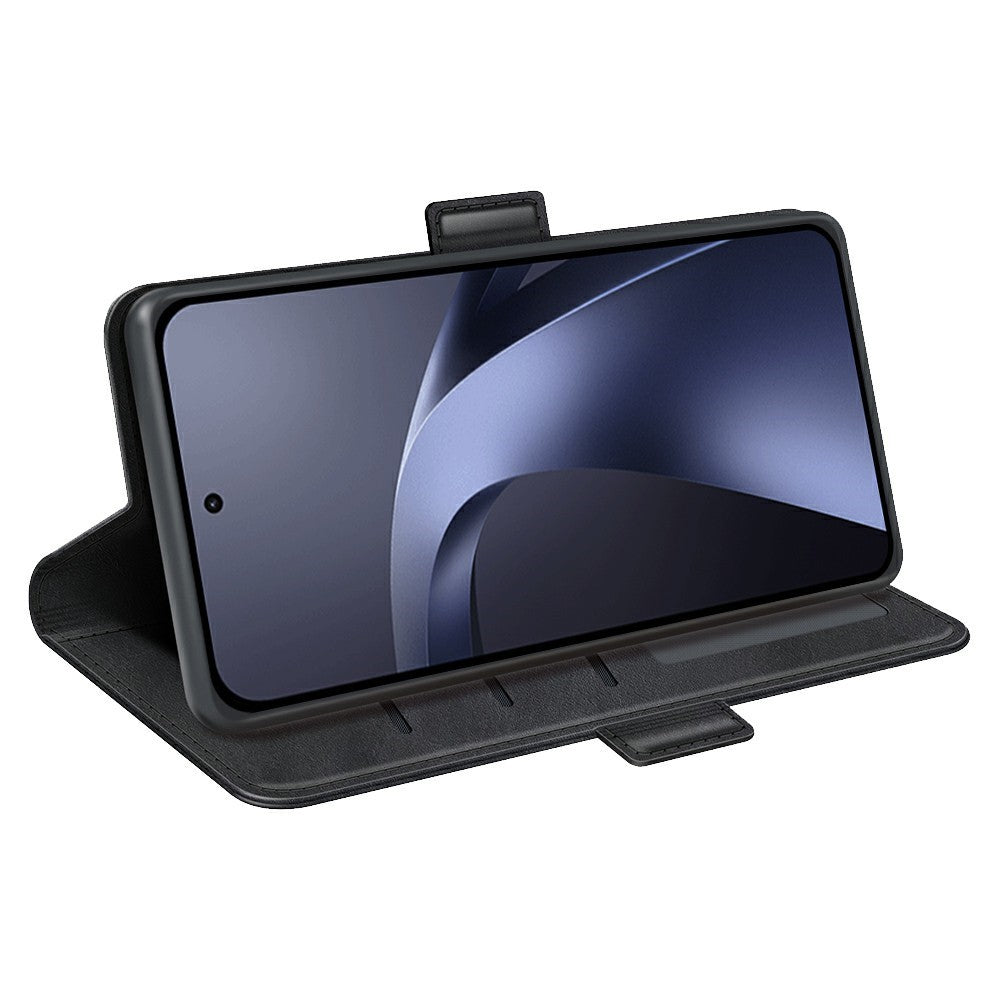 Til Xiaomi 17T Pro Cover Kalveskindsstruktur Læder Pung Telefoncover