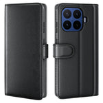 For Xiaomi 17T Pro Case Genuine Split Leather Phone Cover with Wallet Stand
