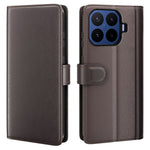 For Xiaomi 17T Pro Case Genuine Split Leather Phone Cover with Wallet Stand