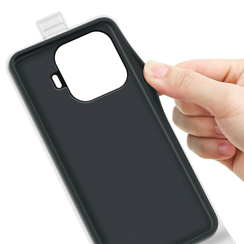 For Xiaomi 17T Pro Case with Card Slots Vertical Flip Leather Phone Cover