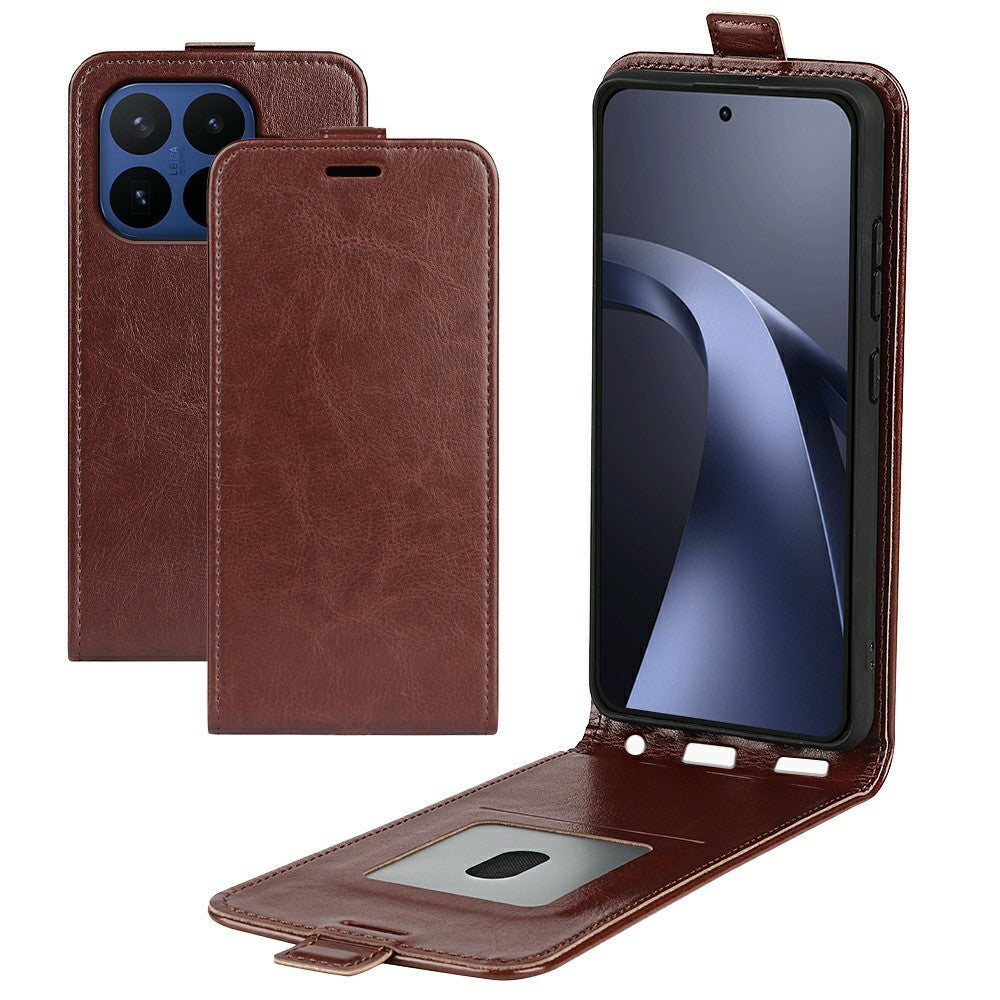 For Xiaomi 17T Pro Case with Card Slots Vertical Flip Leather Phone Cover