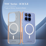 LEREACH TOC Series for Xiaomi 17T Pro Magnetic Case Flowing Grid PC Phone Cover