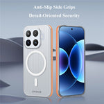 LEREACH TOC Series for Xiaomi 17T Pro Magnetic Case Flowing Grid PC Phone Cover