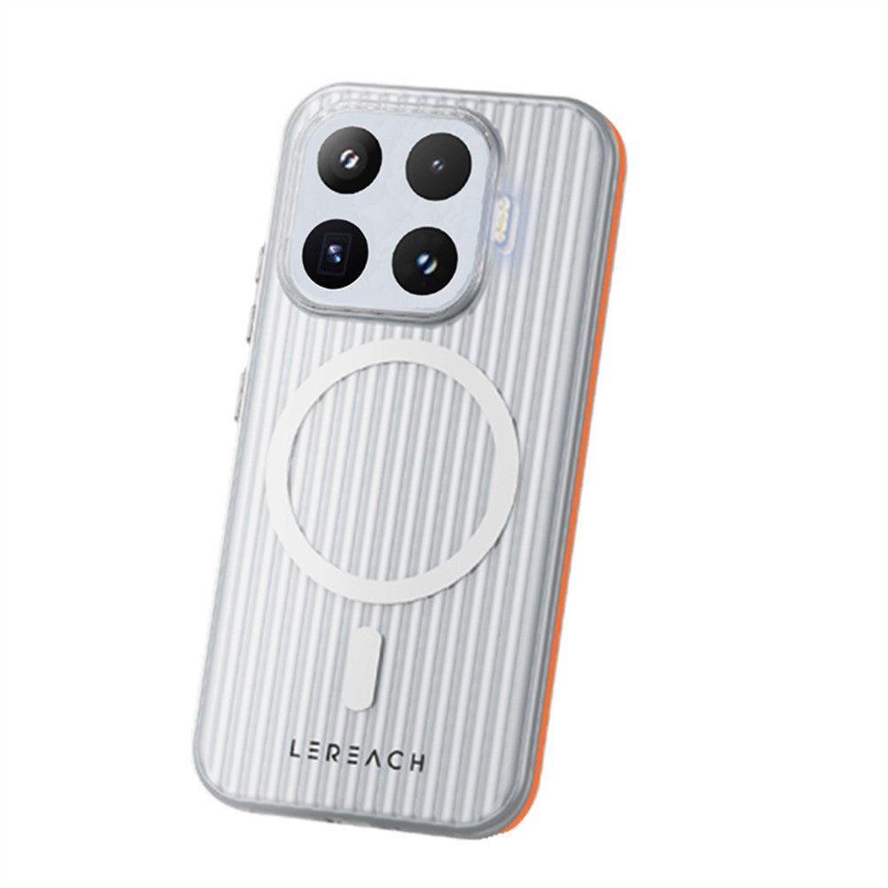 LEREACH TOC Series for Xiaomi 17T Magnetic Case Flowing Grid PC Phone Cover