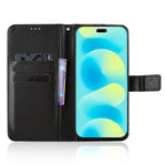 Huawei nova 16s Pro 5G / nova 16 Pro 5G / nova 16 Ultra 5G-lædercover med plånbok, rem og diamantstruktur, mobilcover