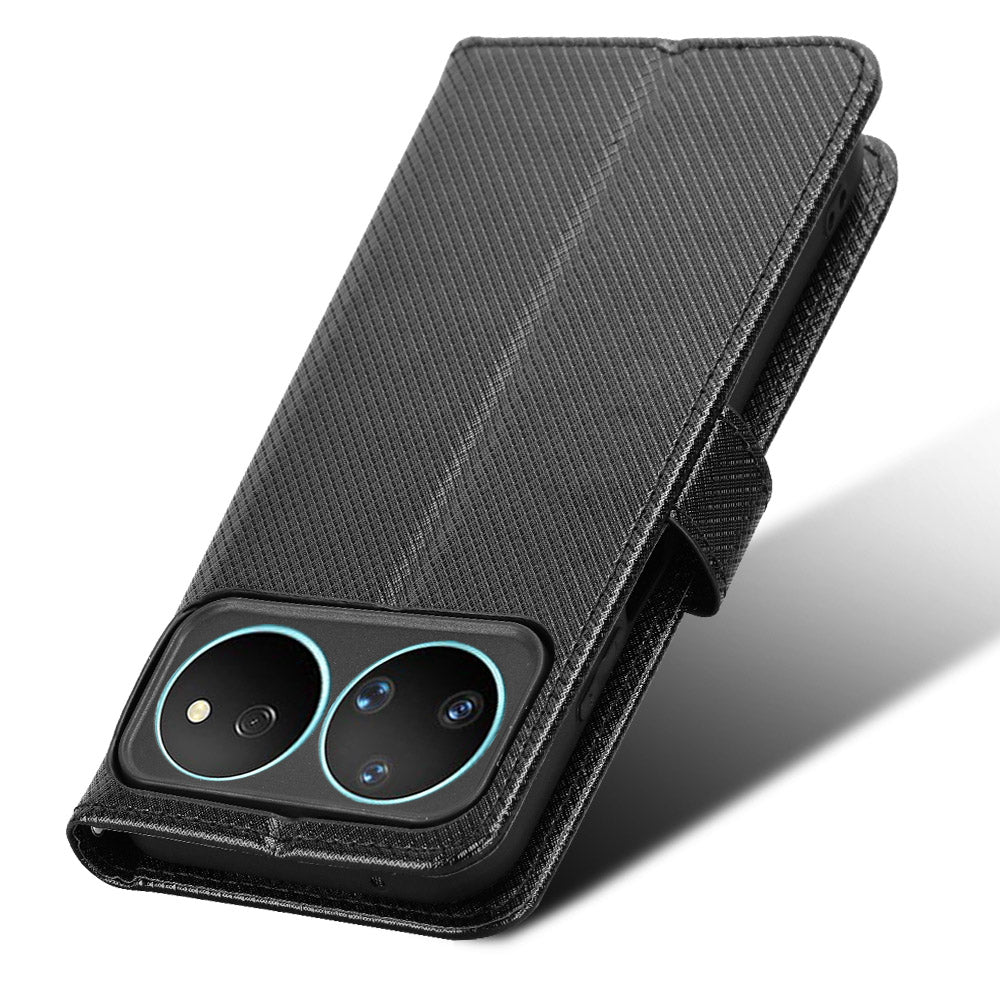 For Huawei nova 16 Pro 5G / Huawei nova 16 Ultra 5G Leather Wallet Case with Strap Diamond Texture Phone Cover