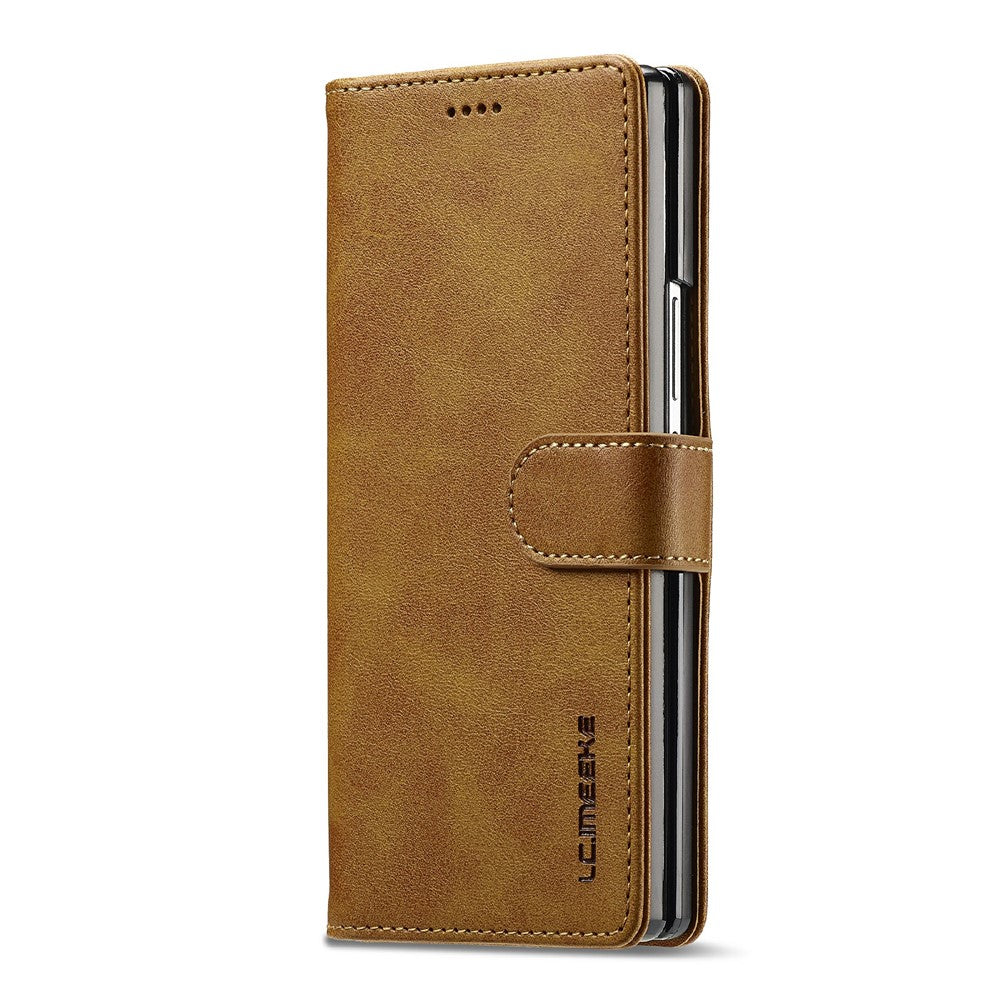 LC.IMEEKE til Samsung Galaxy Z Fold8 Ultra Cover Pung Kalvetekstur Læder Telefoncover