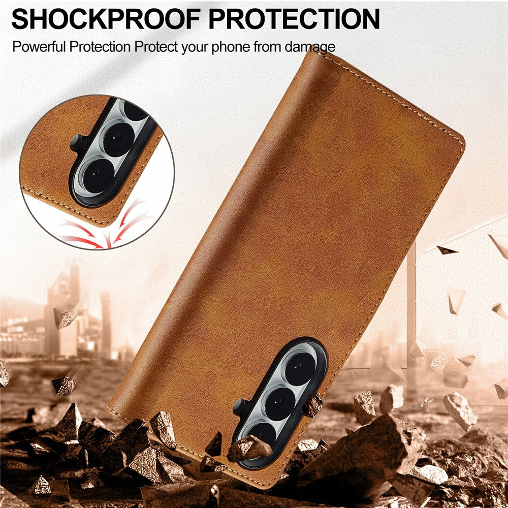 LC.IMEEKE til Samsung Galaxy Z Fold8 Ultra Cover Pung Kalvetekstur Læder Telefoncover