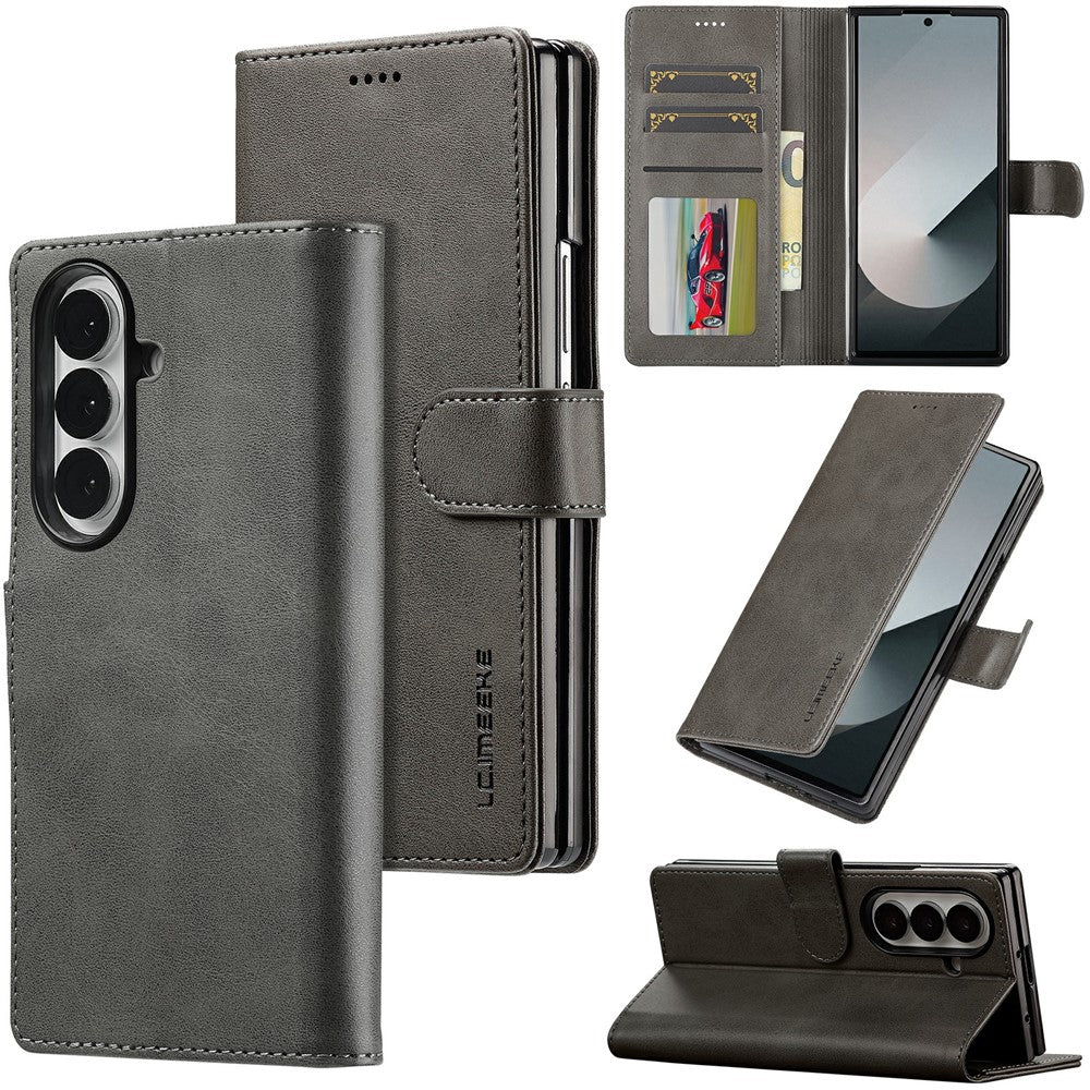 LC.IMEEKE til Samsung Galaxy Z Fold8 Ultra Cover Pung Kalvetekstur Læder Telefoncover