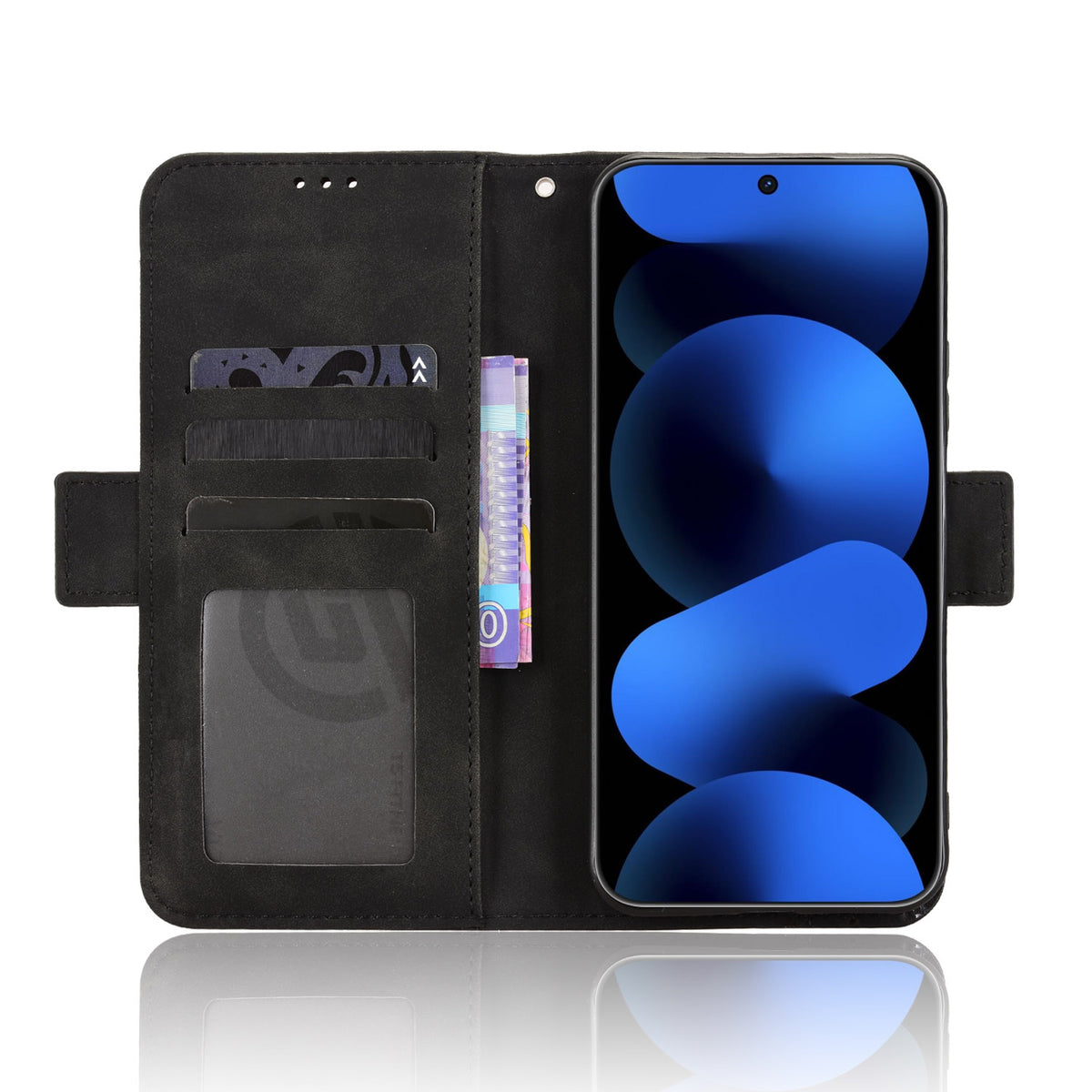 For Huawei nova 16z 5G Leather Case Phone Wallet Cover with Multiple Card Slots
