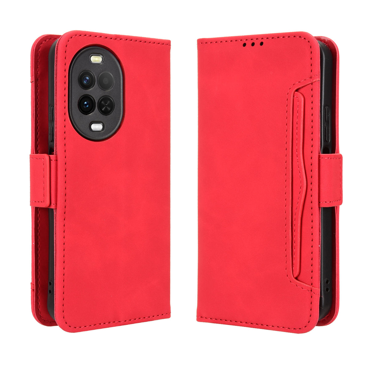 For Huawei nova 16z 5G Leather Case Phone Wallet Cover with Multiple Card Slots