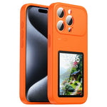 För iPhone 17 Pro Dynamic Phone Case 3,5 tums multifunktionellt färgskärmsbaksidesskal