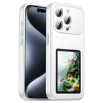 För iPhone 17 Pro Dynamic Phone Case 3,5 tums multifunktionellt färgskärmsbaksidesskal