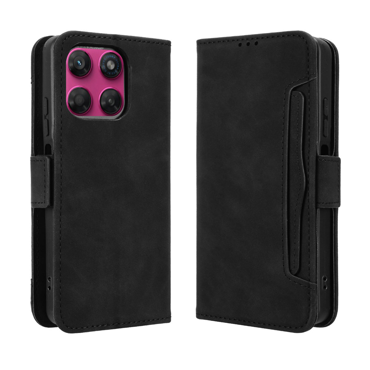 Til Motorola Moto G37 Power 5G / Motorola Moto G47 5G / Motorola Moto G37 5G Læder Cover Telefon Pung med Flere Kortlommer