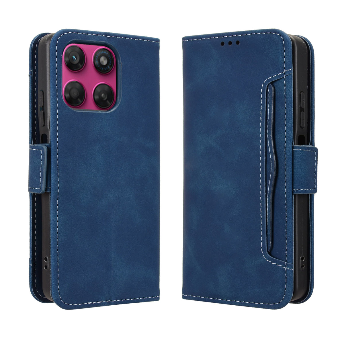 Til Motorola Moto G37 Power 5G / Motorola Moto G47 5G / Motorola Moto G37 5G Læder Cover Telefon Pung med Flere Kortlommer