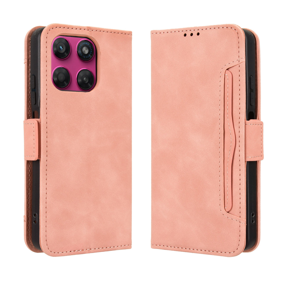 Til Motorola Moto G37 Power 5G / Motorola Moto G47 5G / Motorola Moto G37 5G Læder Cover Telefon Pung med Flere Kortlommer