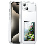 Til iPhone 13 Dynamisk Telefoncover 3.0 tommer Multifunktionel Farveskærm Bagcover