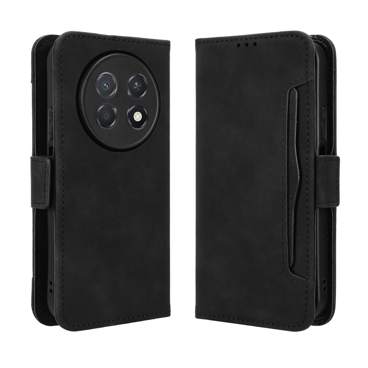 For Huawei Enjoy 90 Pro Max / Huawei nova 15 Max Leather Case Phone Wallet Cover with Multiple Card Slots