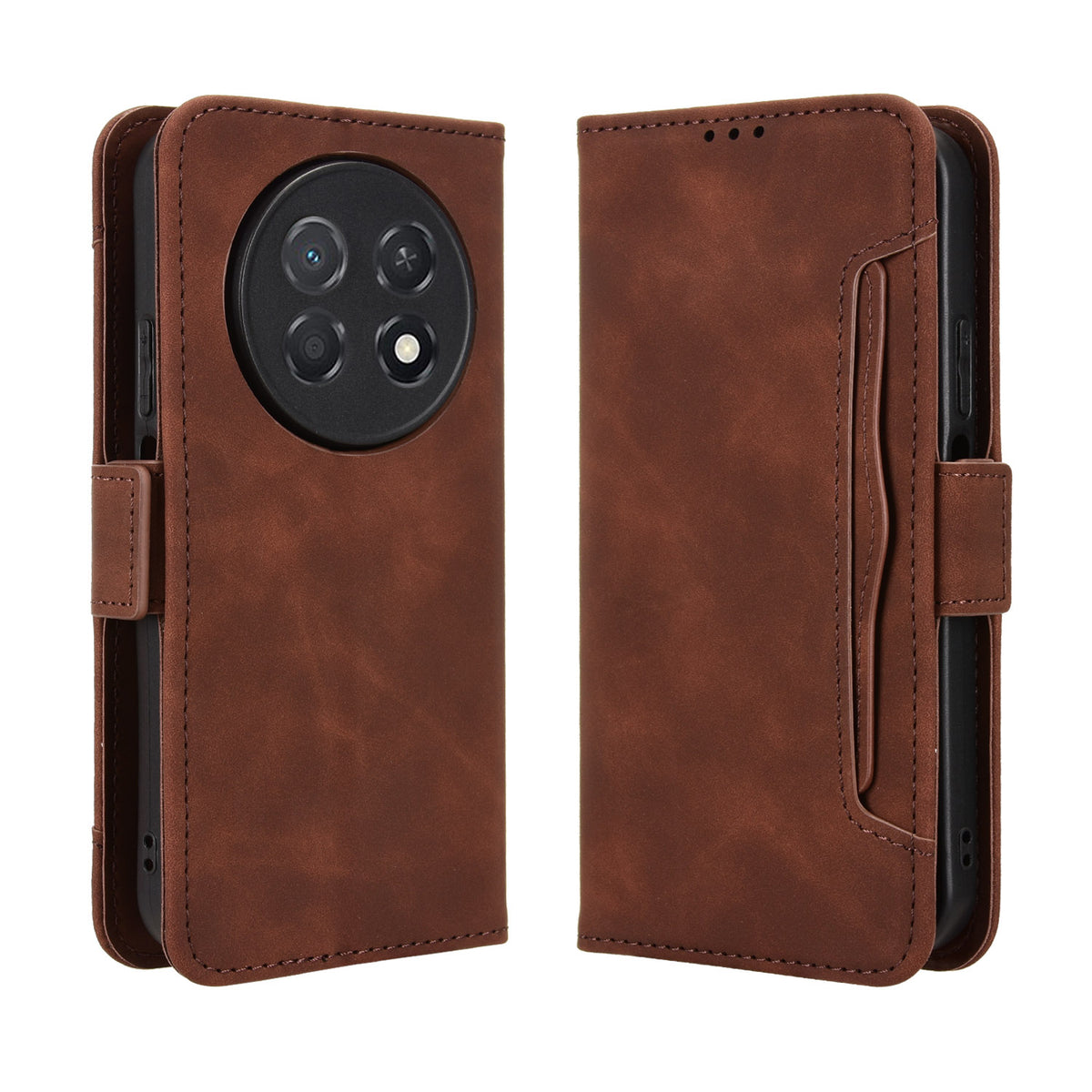 For Huawei Enjoy 90 Pro Max / Huawei nova 15 Max Leather Case Phone Wallet Cover with Multiple Card Slots
