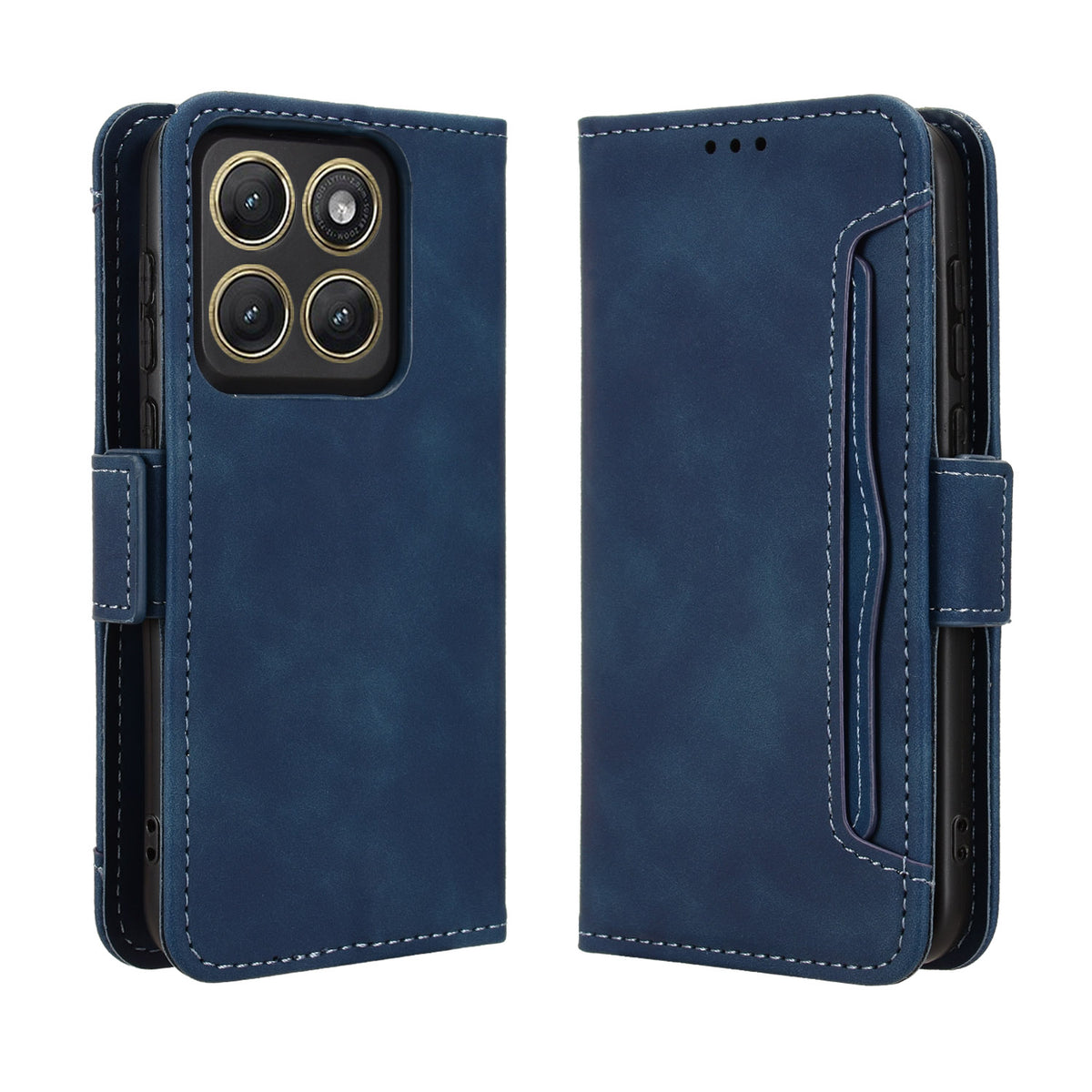 Til Motorola Edge (2026) Læder Etui Telefonpung Cover med Flere Kortlommer