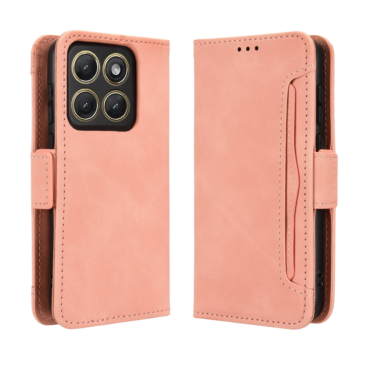 Til Motorola Edge (2026) Læder Etui Telefonpung Cover med Flere Kortlommer