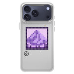 For iPhone 17 Pro Max Customizable LED Pixel Display Phone Case with 16x16 Screen Music Rhythm Sync PC+TPU Cover