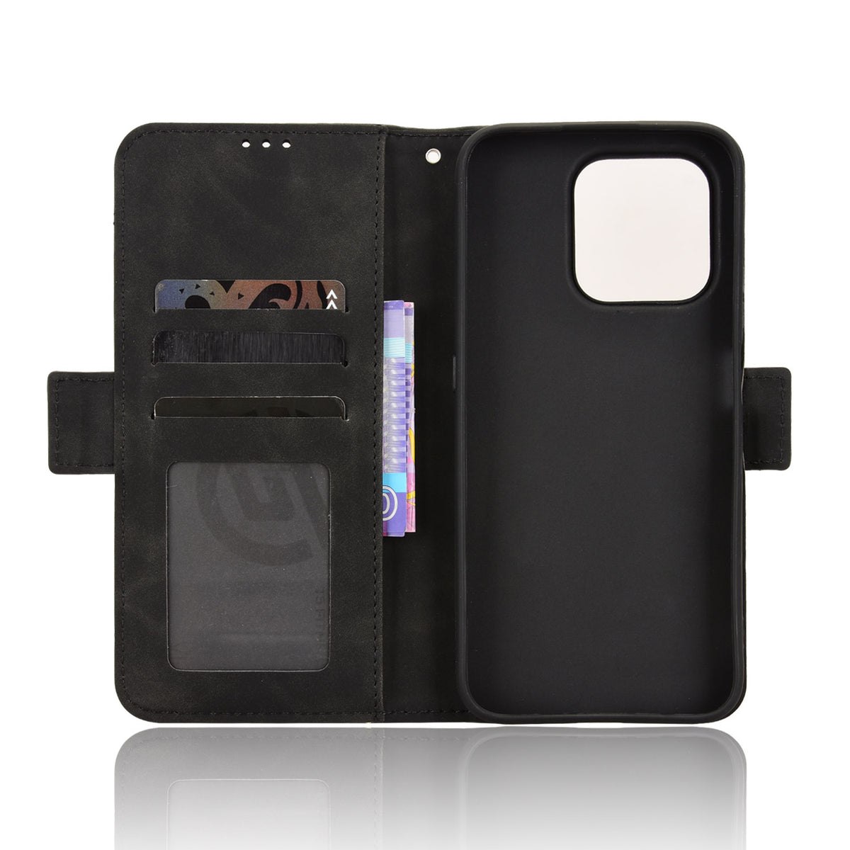 For Honor 600 Smart 5G / X7e Plus 5G Leather Case Phone Wallet Cover with Multiple Card Slots
