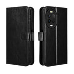 For Huawei nova 16z 5G PU Leather Case with Strap Crazy Horse Texture Phone Wallet Cover
