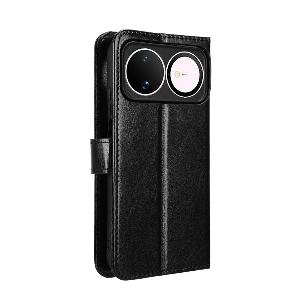 For Huawei nova 16 5G PU Leather Case with Strap Crazy Horse Texture Phone Wallet Cover