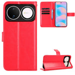 For Huawei nova 16 5G PU Leather Case with Strap Crazy Horse Texture Phone Wallet Cover