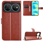 For Huawei nova 16s Pro 5G / nova 16 Pro 5G / nova 16 Ultra 5G PU Leather Case with Strap Crazy Horse Texture Phone Wallet Cover