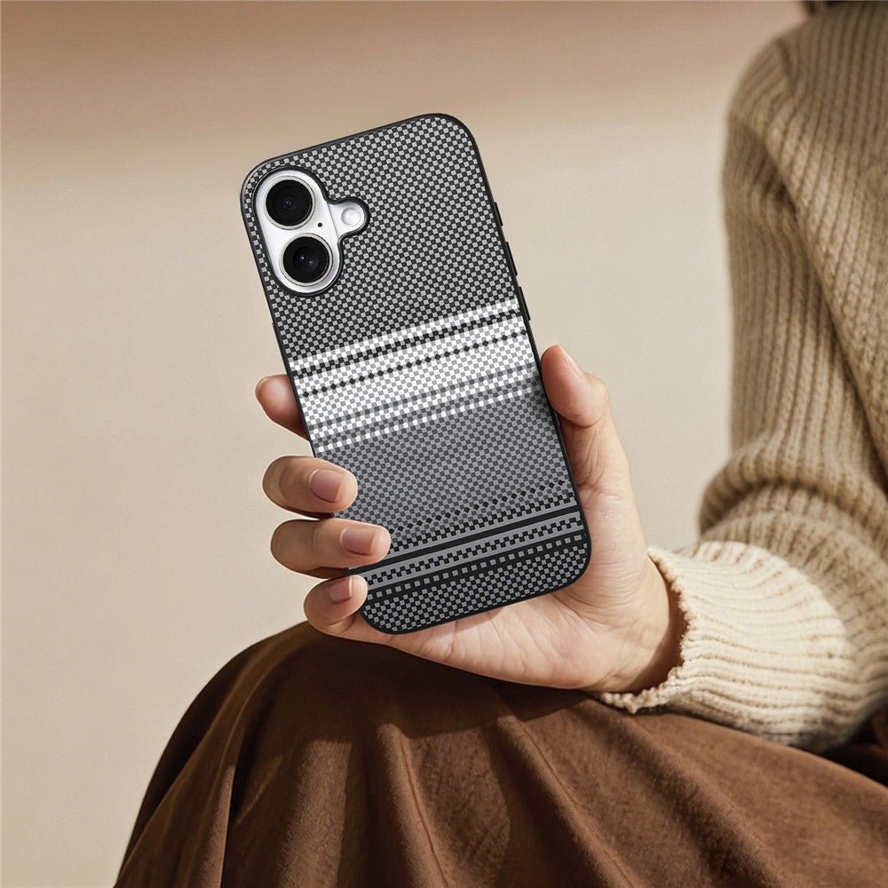 For iPhone 17 Magnetic Case PU Leather + PC + TPU Gradient Phone Cover