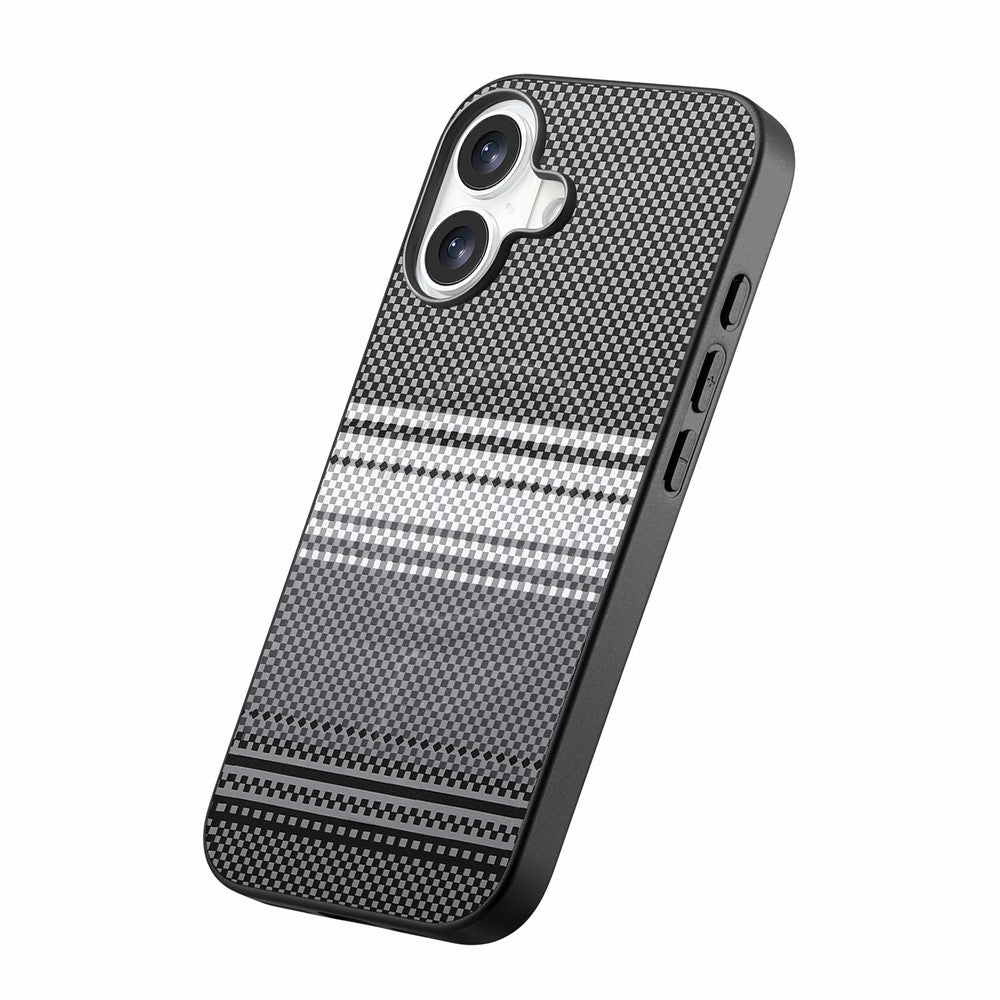 For iPhone 17 Magnetic Case PU Leather + PC + TPU Gradient Phone Cover