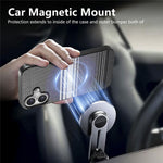 For iPhone 17 Magnetic Case PU Leather + PC + TPU Gradient Phone Cover