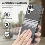For iPhone 17 Magnetic Case PU Leather + PC + TPU Gradient Phone Cover