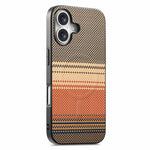 For iPhone 17 Magnetic Case PU Leather + PC + TPU Gradient Phone Cover