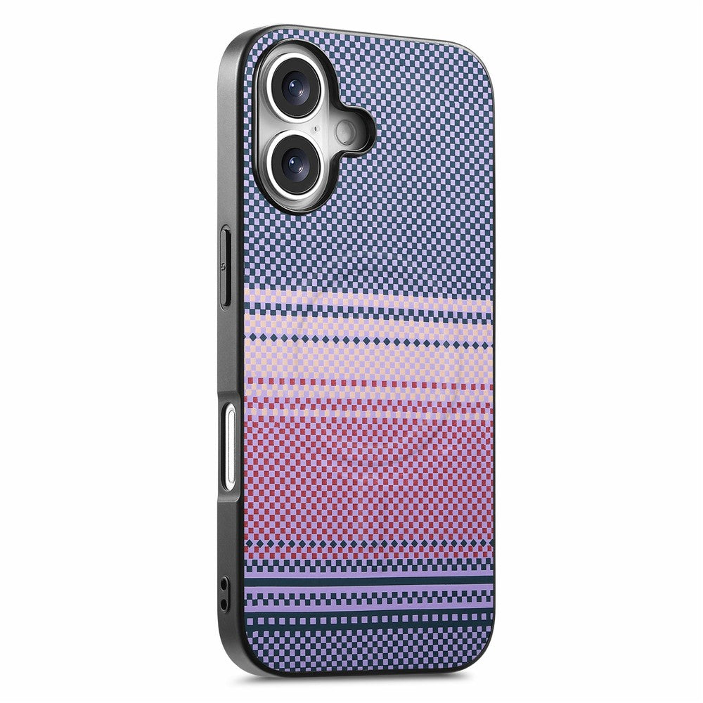 For iPhone 17 Magnetic Case PU Leather + PC + TPU Gradient Phone Cover