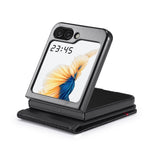 LC.IMEEKE Wallet Case for Samsung Galaxy Z Flip8 Carbon Fiber Texture Leather Phone Cover