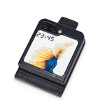LC.IMEEKE Wallet Case for Samsung Galaxy Z Flip8 Carbon Fiber Texture Leather Phone Cover